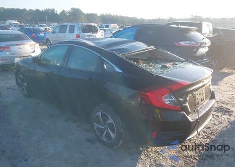 2020 Honda Civic Lx from USA, damaged, VIN 19XFC2F67LE003997